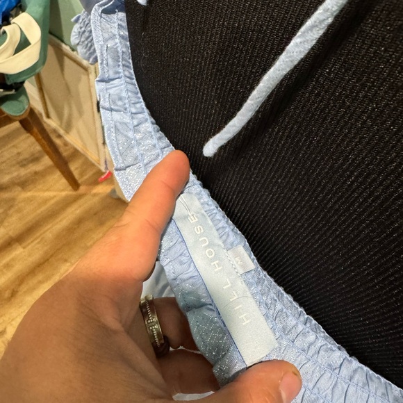 Hill House Athena Nap Dress Light Blue Silver Sparkle - Picture 5 of 5